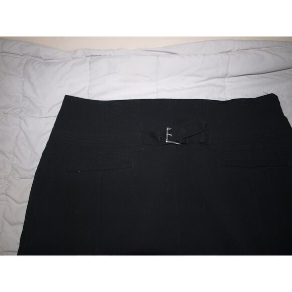 Worthington Women’s Size 18 Black A-Line Skirt Career Wear Knee Length - Picture 3 of 6